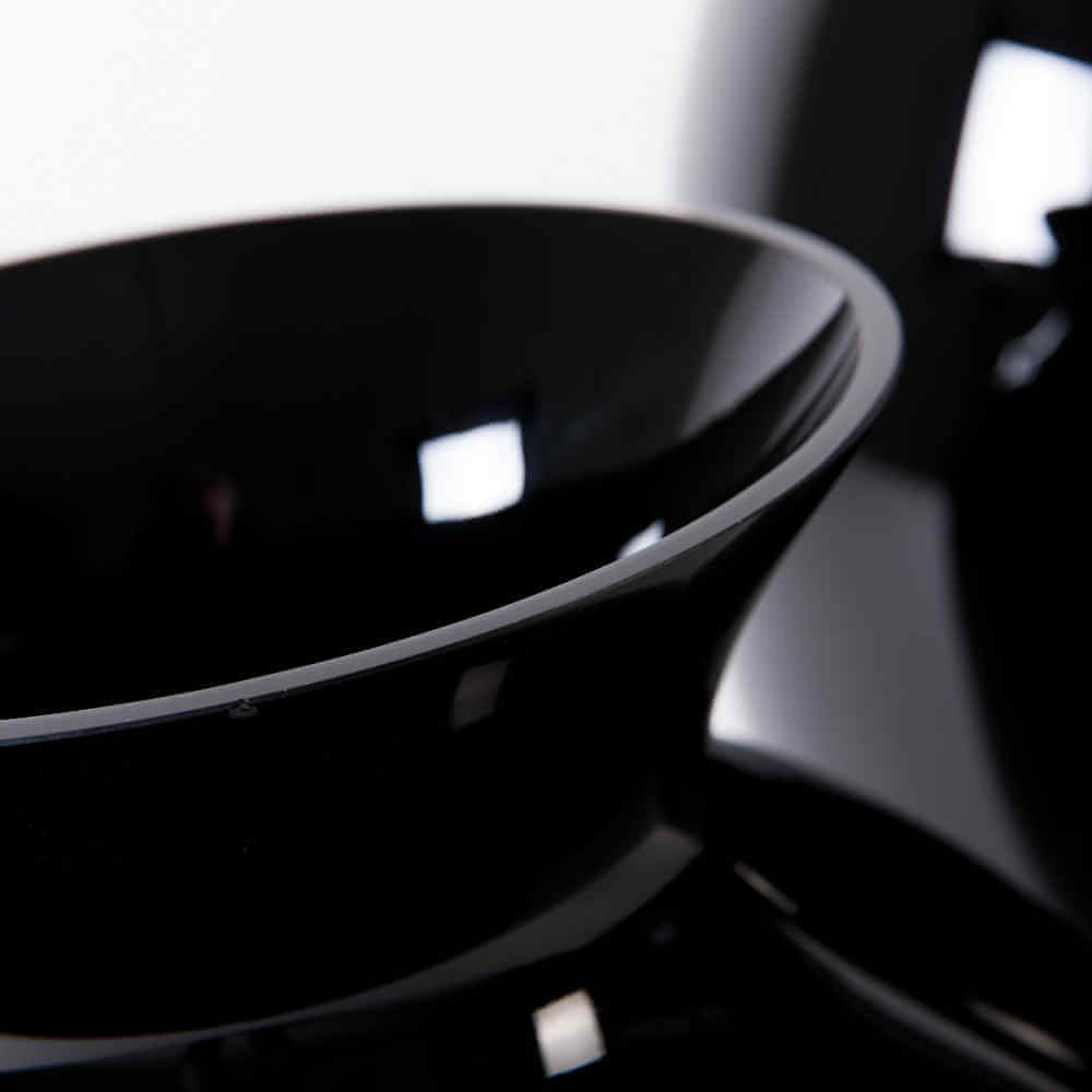 Flamant intire vase black