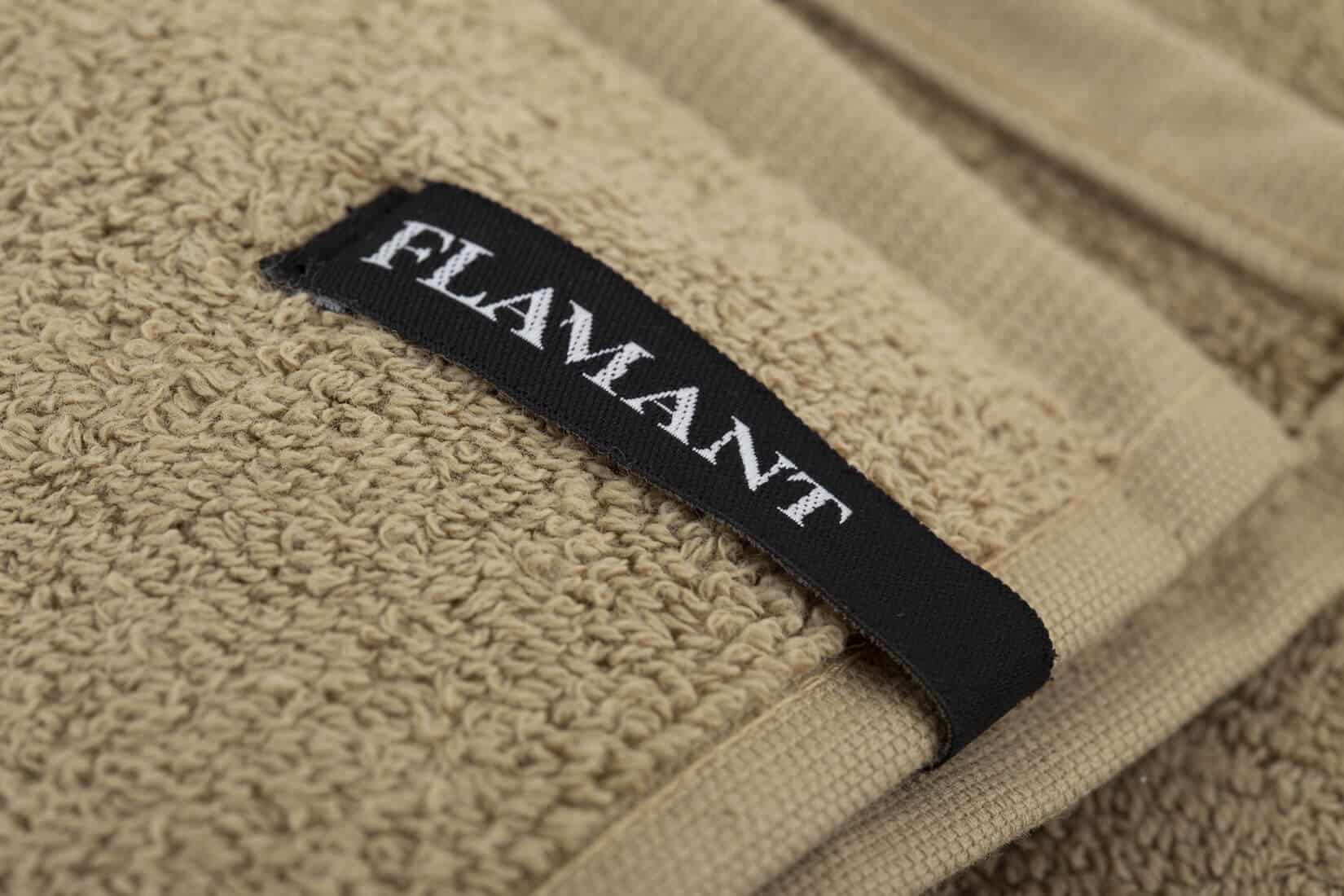 Flamant Baobao hand towel brown