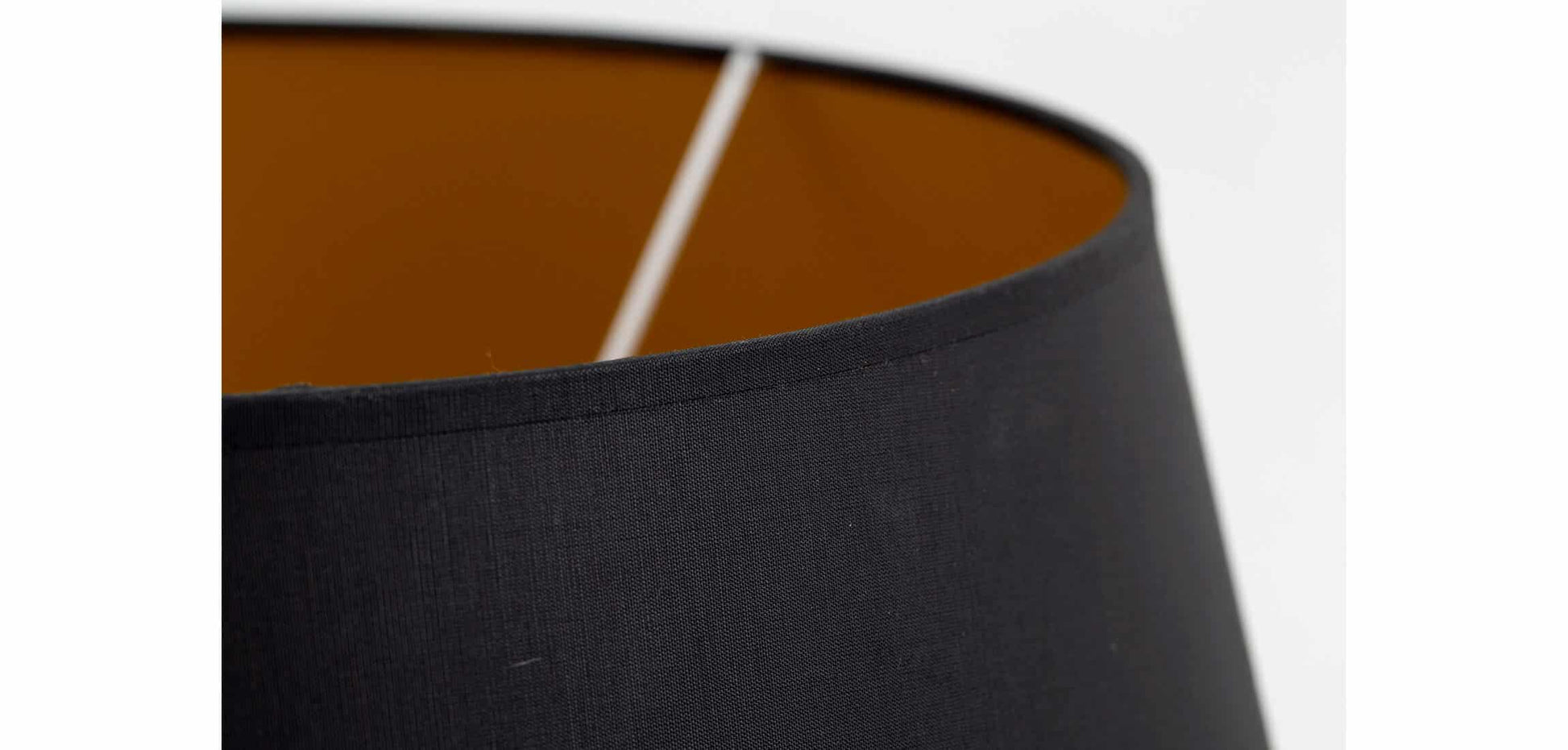 Flamant lindro lampshade black/gold 20cm