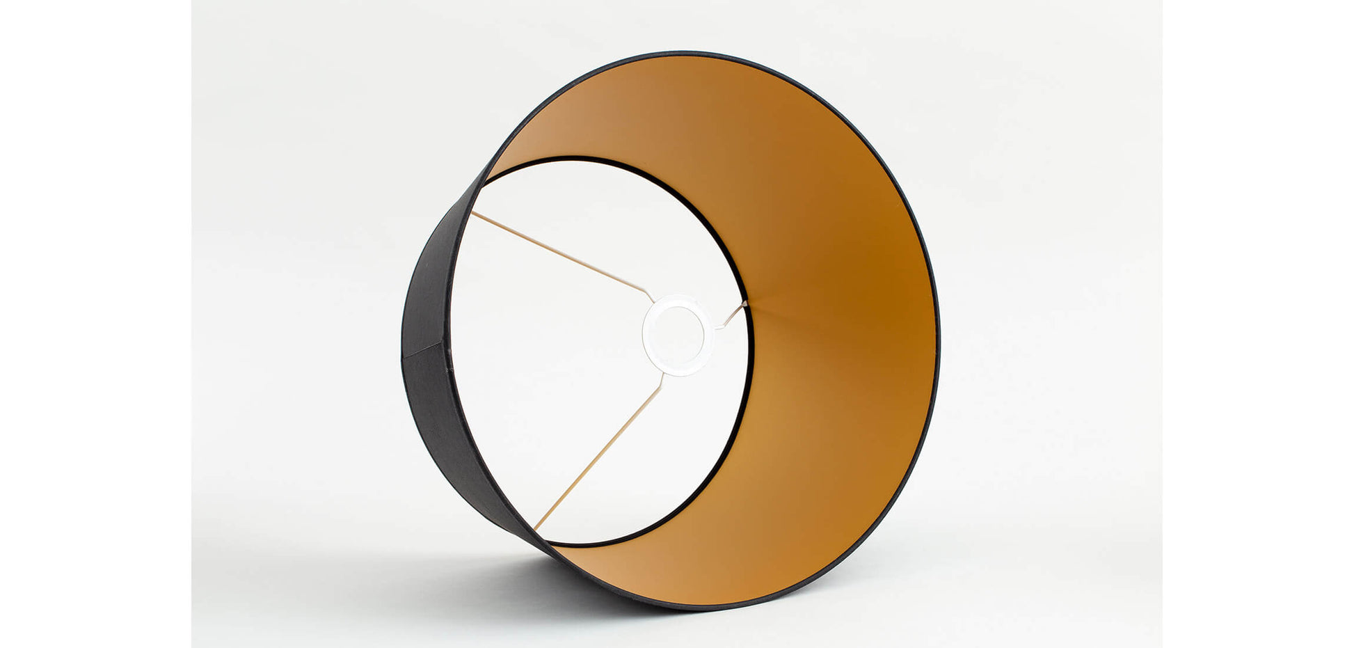Flamant lindro lampshade black/gold 20cm