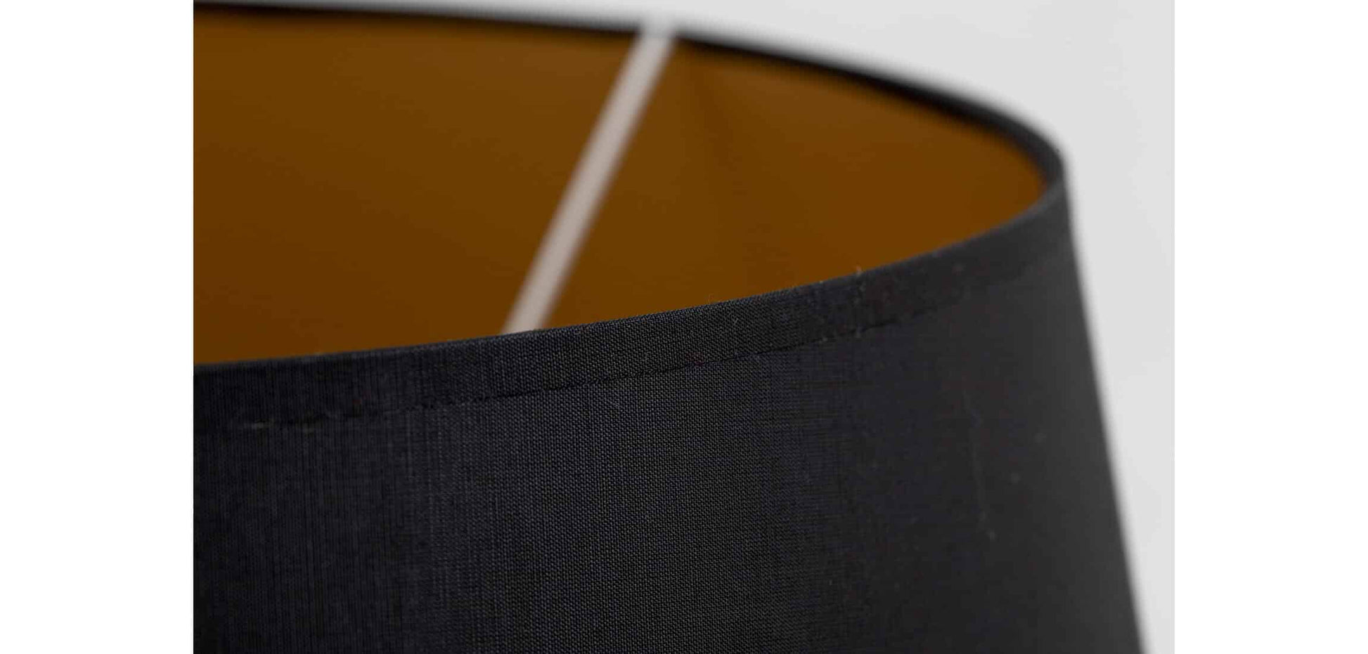 Flamant lindro lampshade black/gold 25cm