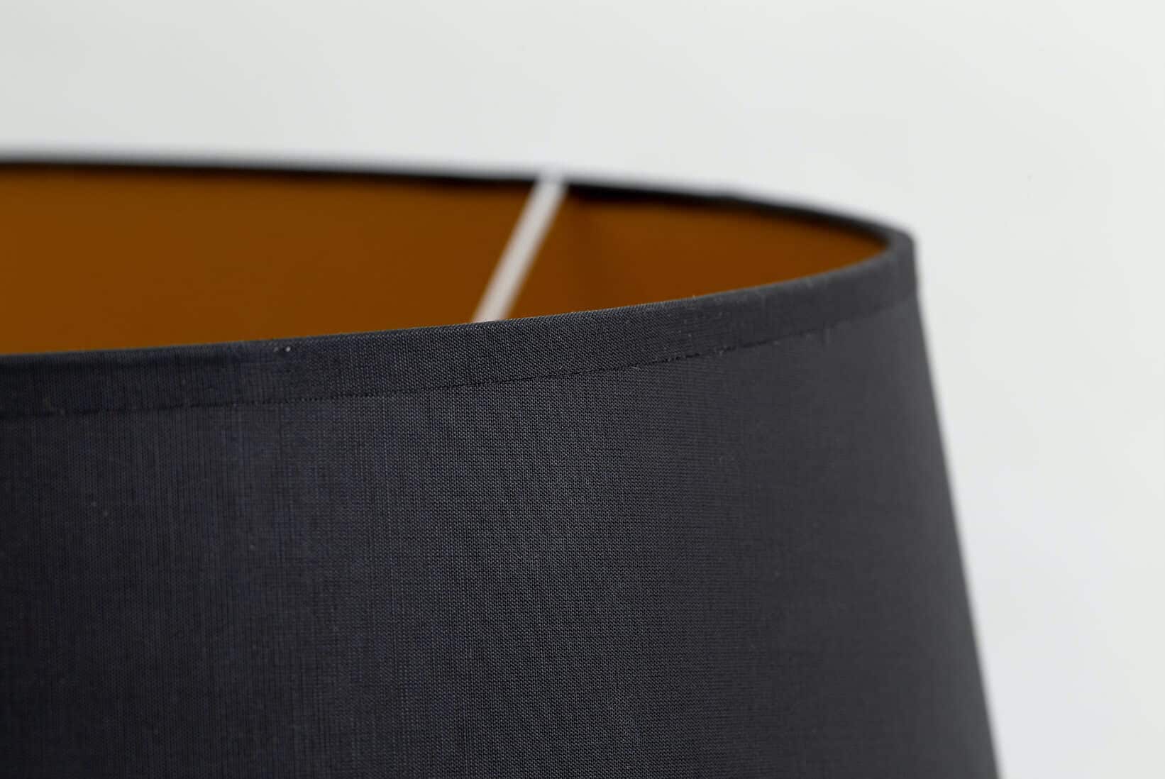 Flamant lindro lampshade black/gold 28cm