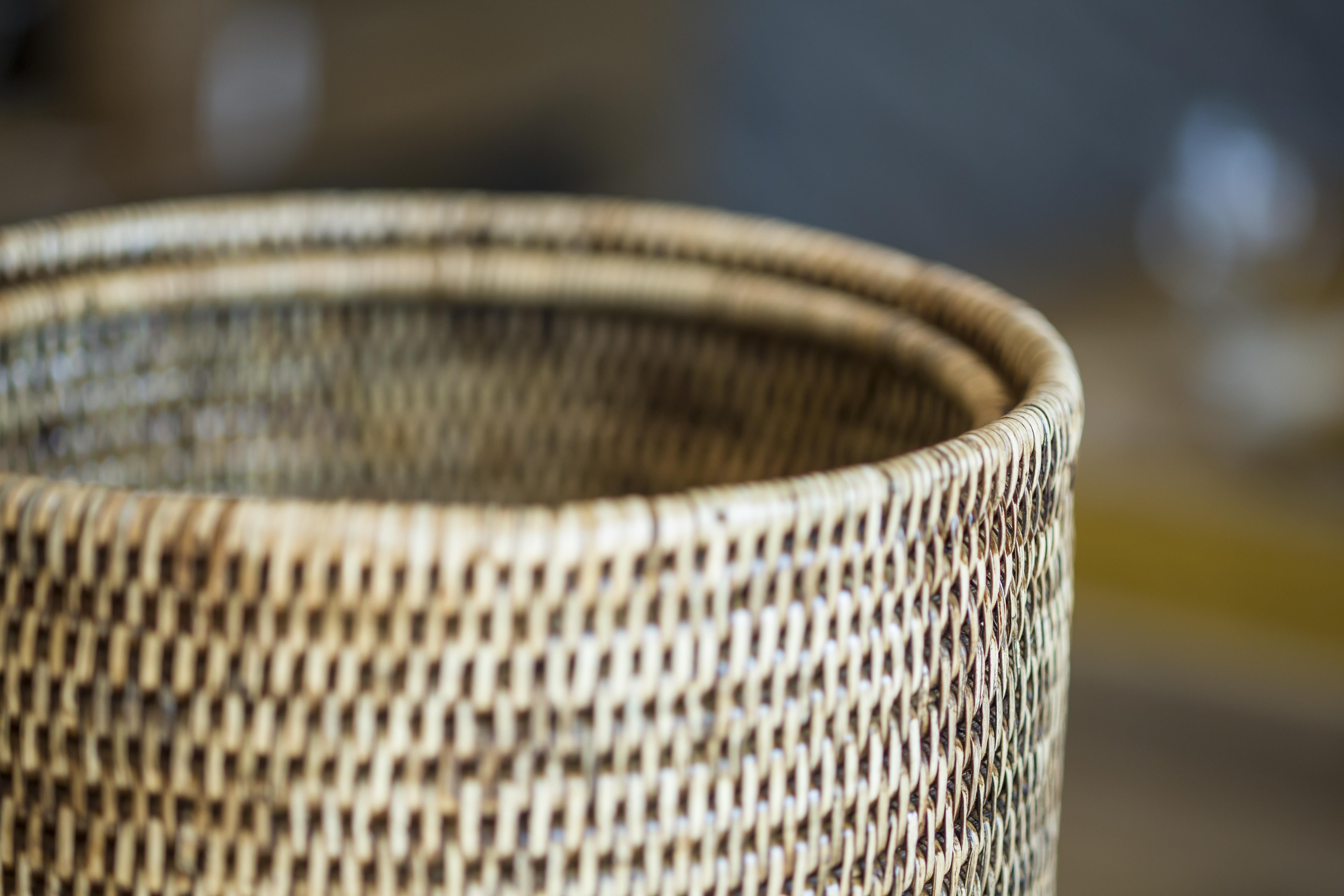 Flamant TOGO, litter bin, reed