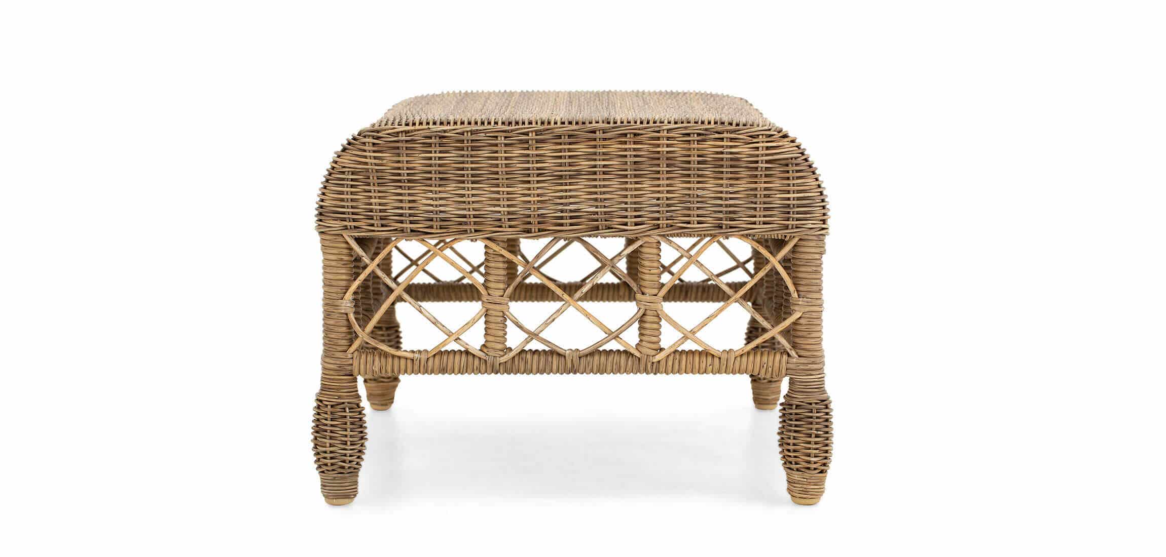 Flamant Empire garden pouf