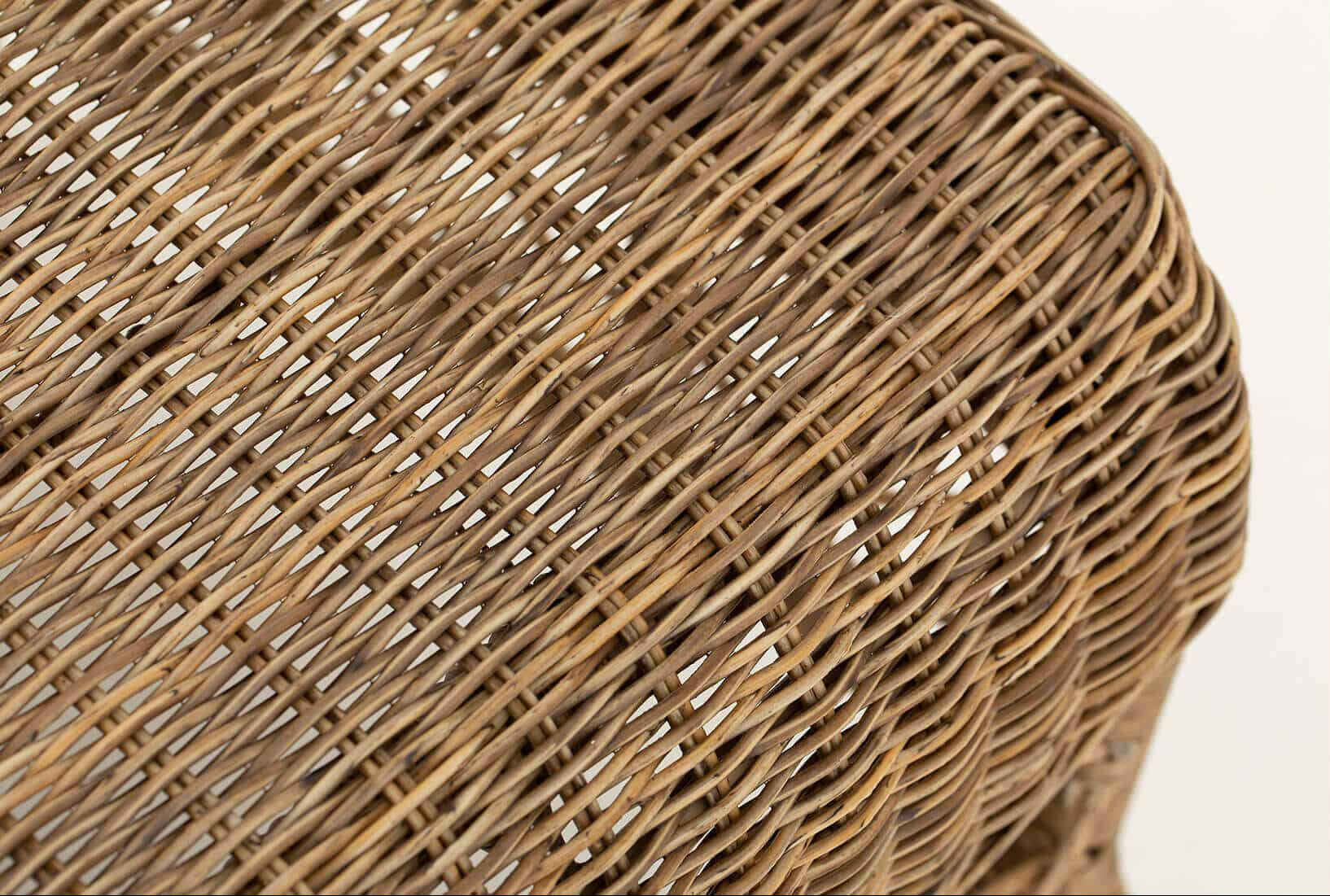 Flamant Empire garden pouf