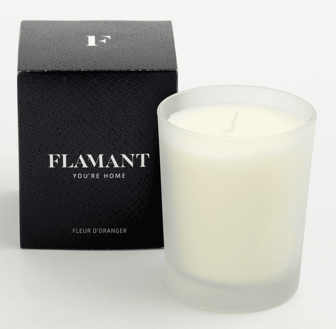 Flamant lin scented Candle fleur d'oranger