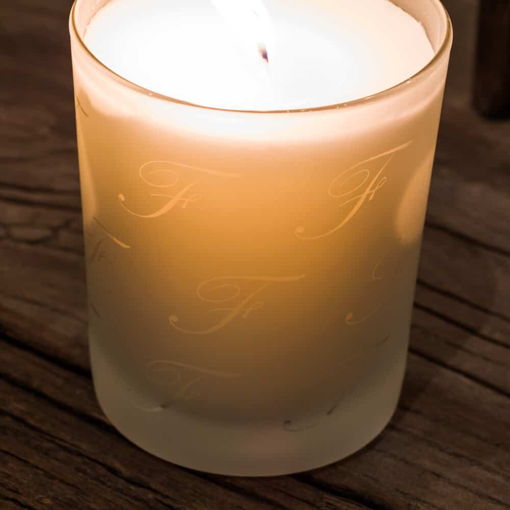 Flamant lin scented Candle pain d'épices