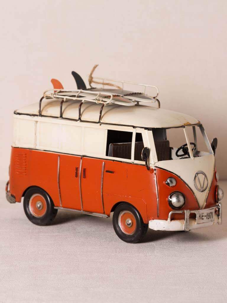 Chehoma toy "combi" van red & white