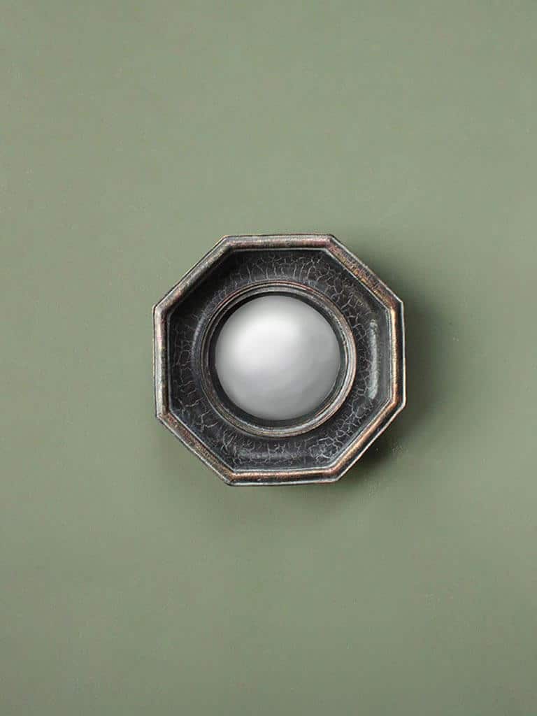 Chehoma Octogonal mirror black patina