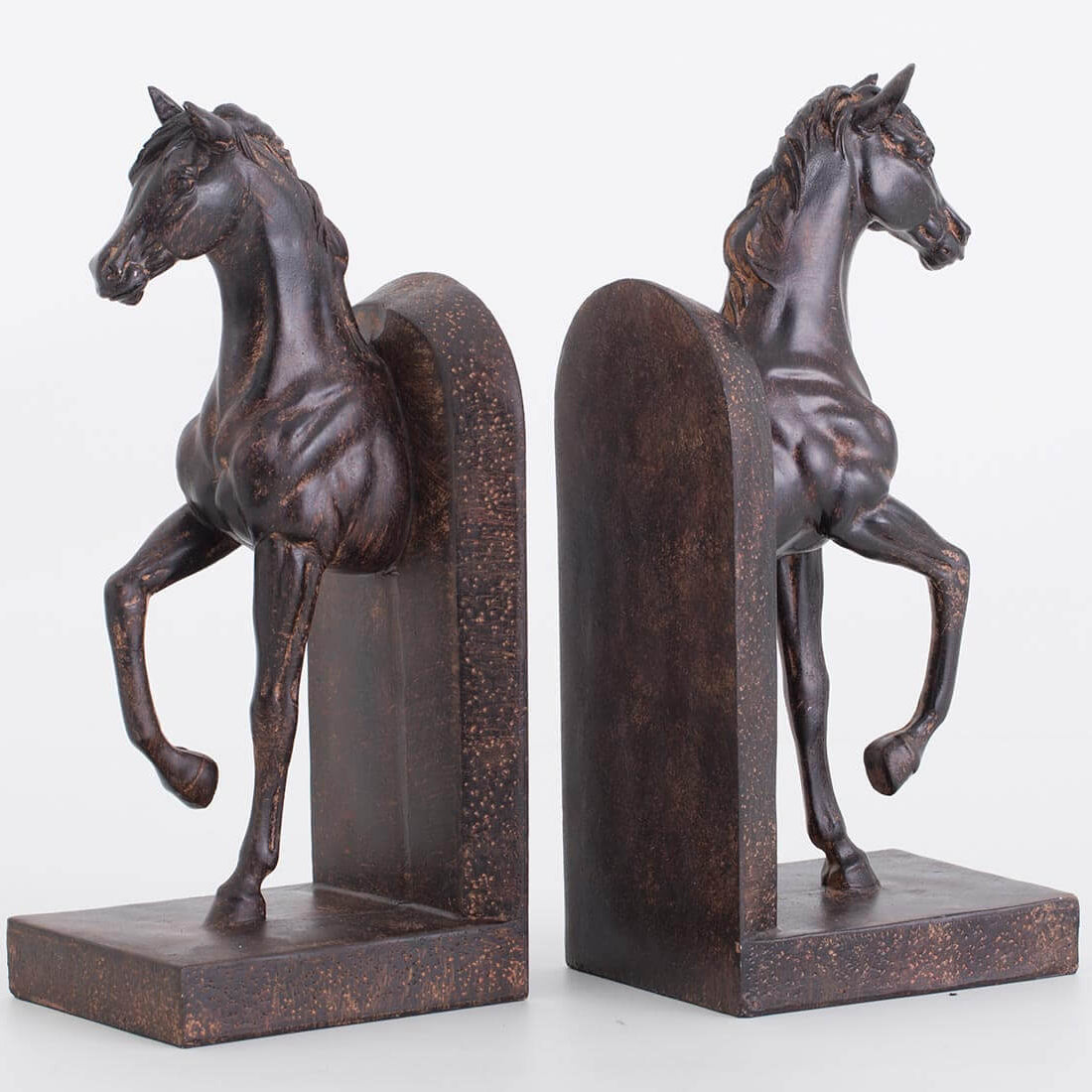 Flamant Hevonen Horse book ends