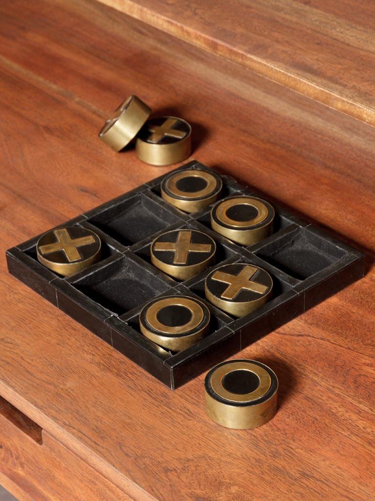 chehoma OXO game resin and brass