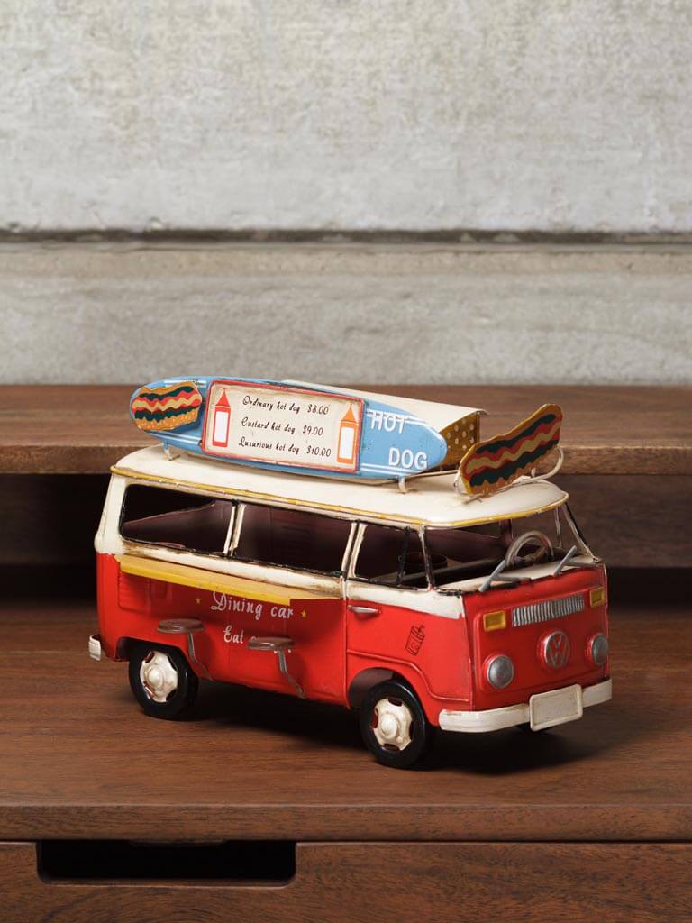 Chehoma red vw van food truck