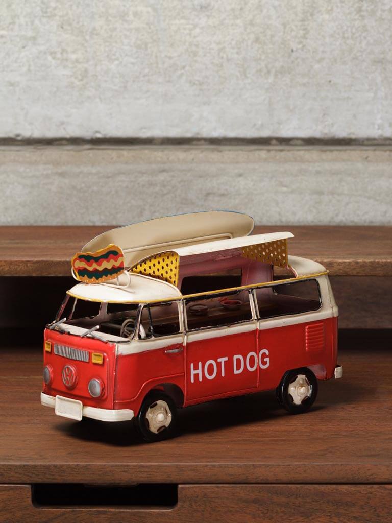 Chehoma red vw van food truck