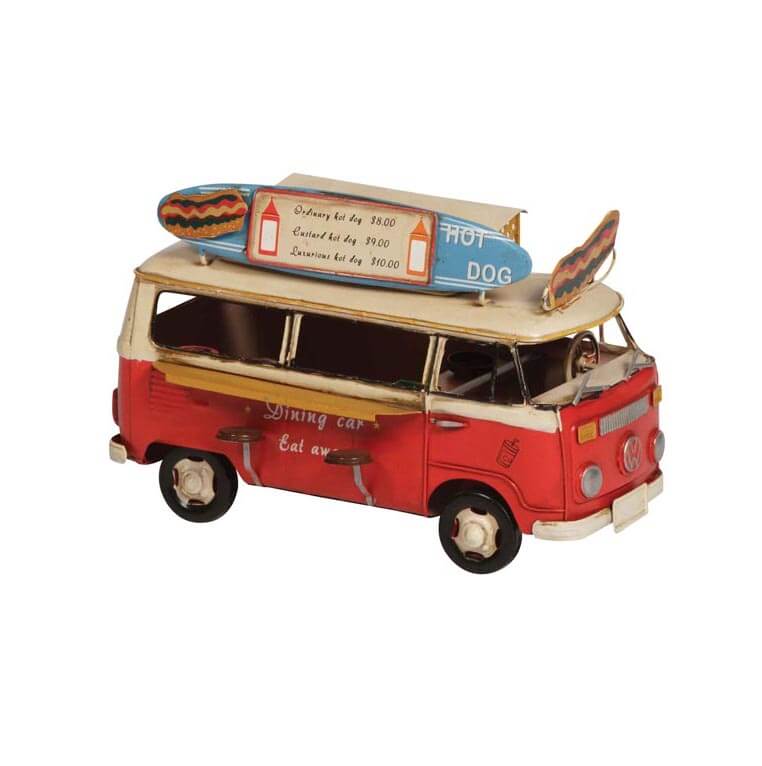 Chehoma red vw van food truck