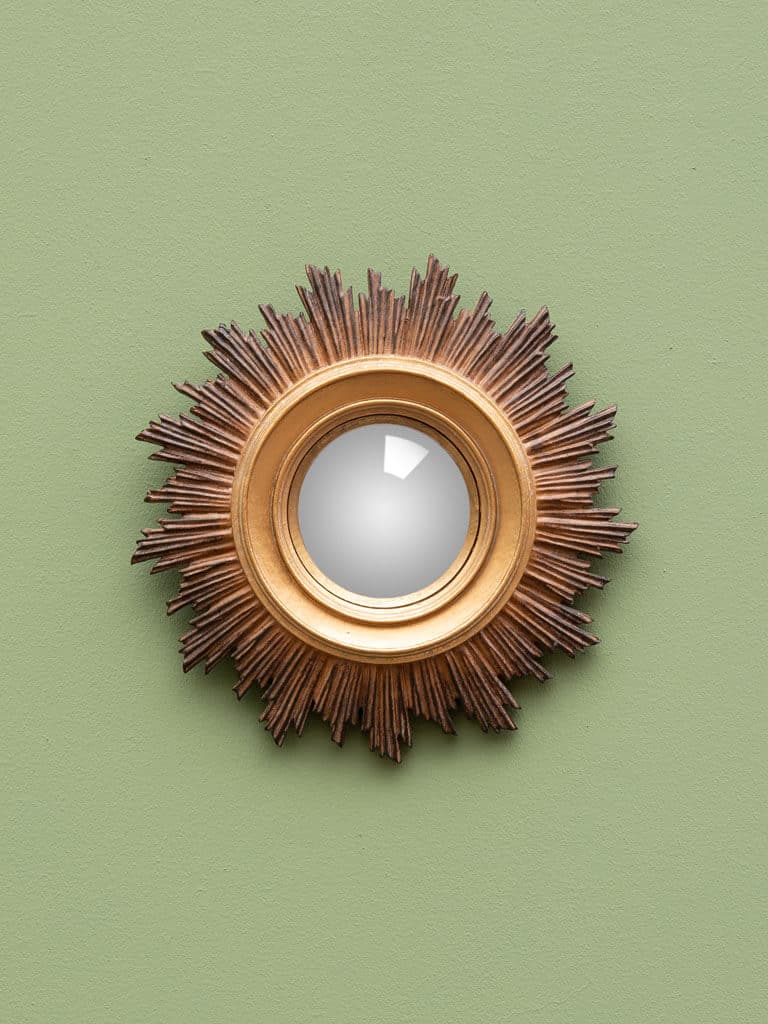 Chehoma small ex voto sun gold convex mirror