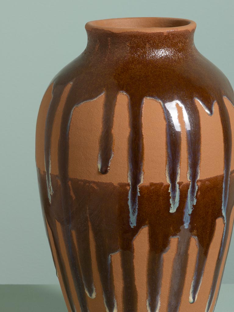 Dripping Glaze vase