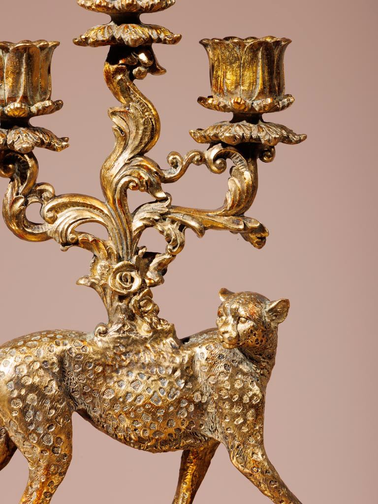 Candelabrum golden cheetah