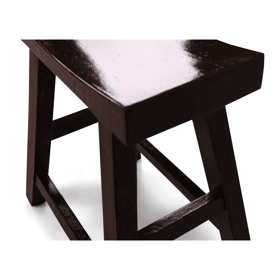 GS Stool hollow laquered black