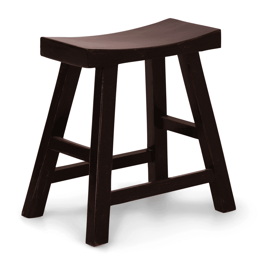 GS Stool hollow laquered black