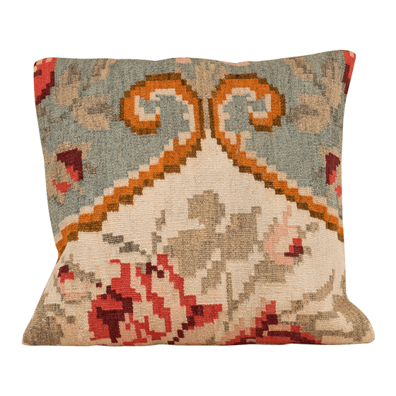 Cushion rose kilim
