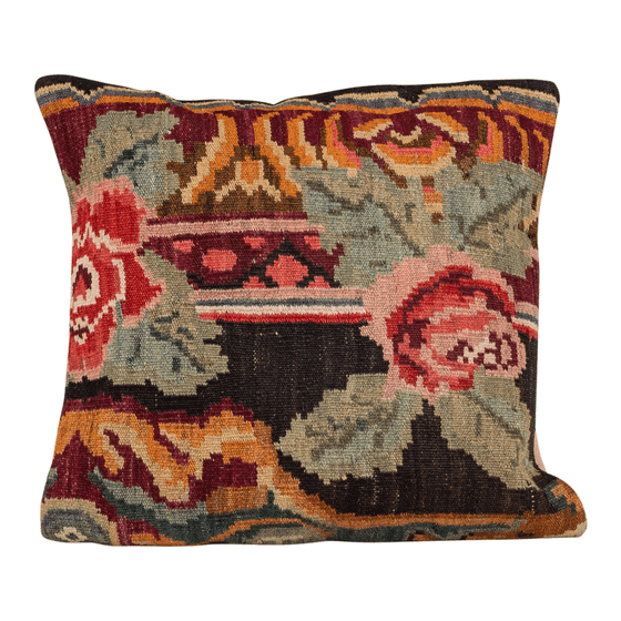 Cushion rose kilim