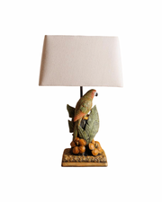 Table lamp tropical parrot