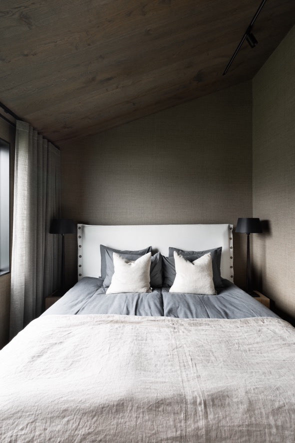 Aquavireo Linen bedspread Natural
