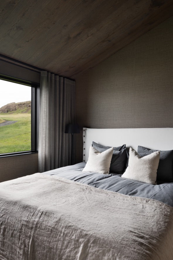 Aquavireo Linen bedspread Natural