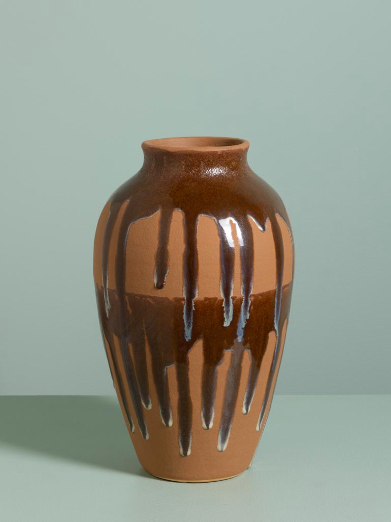 Dripping Glaze vase
