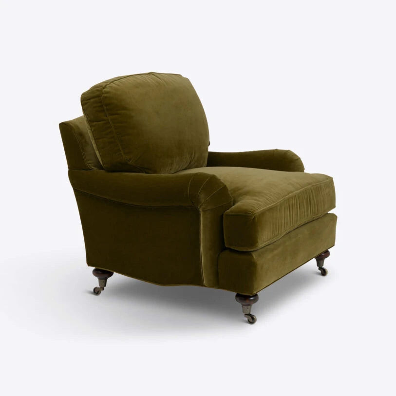 Pure White Lines Baxter Armchair, Juniper