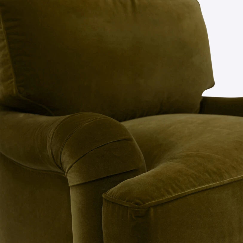 Pure White Lines Baxter Armchair, Juniper