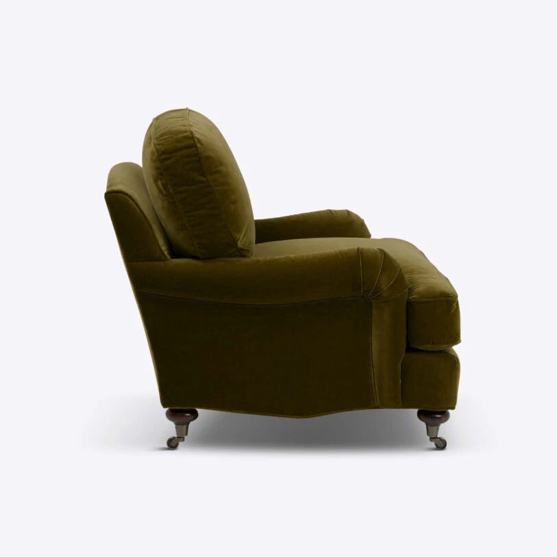 Pure White Lines Baxter Armchair, Juniper