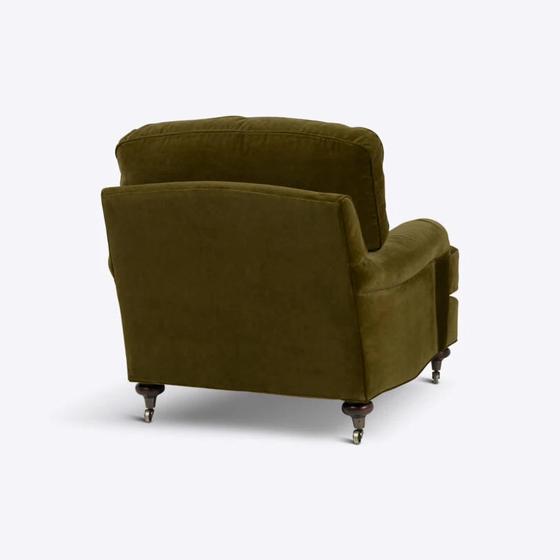 Pure White Lines Baxter Armchair, Juniper