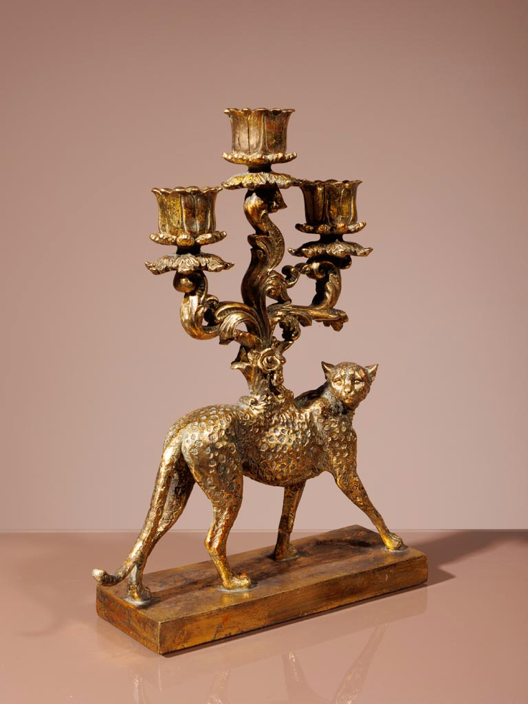 Candelabrum golden cheetah
