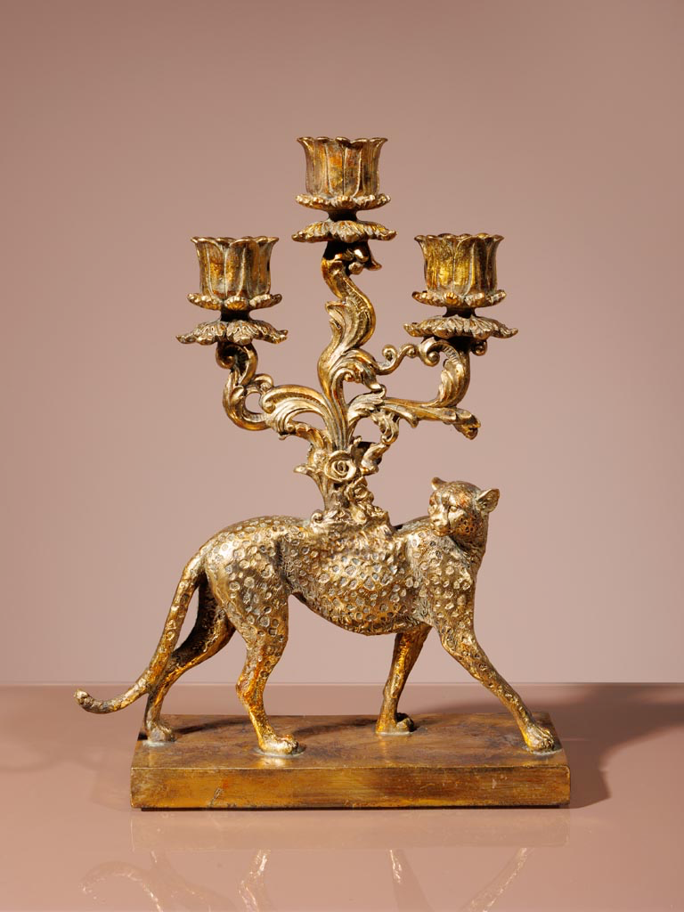 Candelabrum golden cheetah