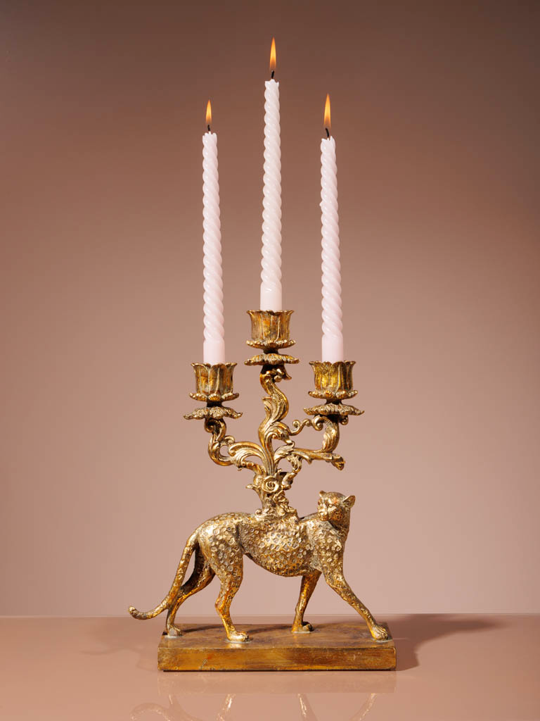 Candelabrum golden cheetah