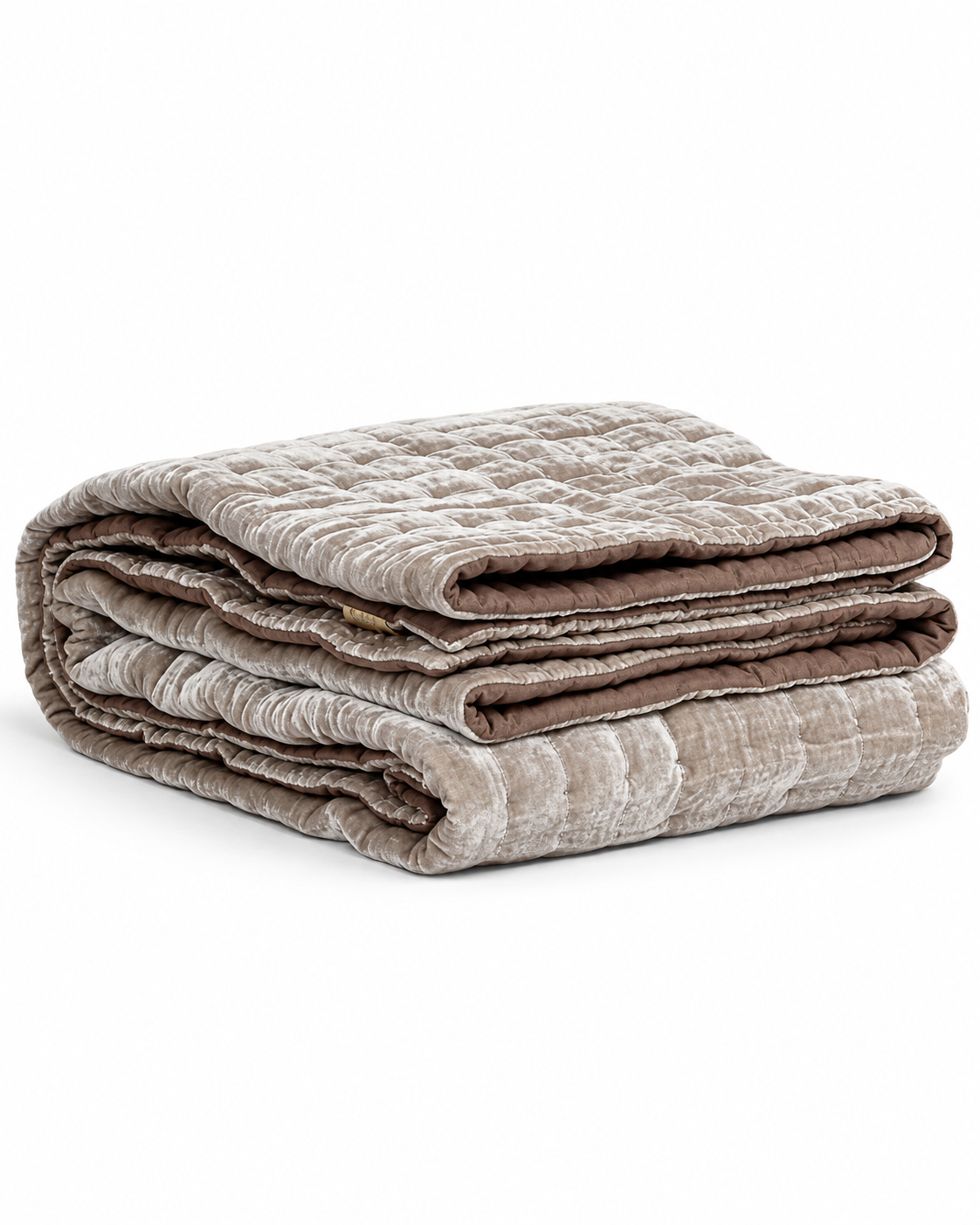 Fabric Copenhagen Bedspread Velvet, beige