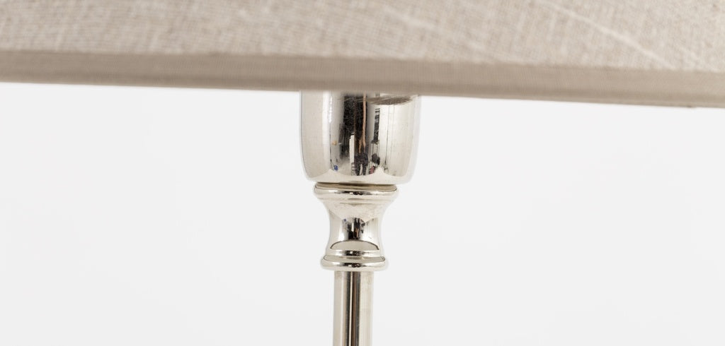 Flamant HORTON, table lamp, brass and nickel