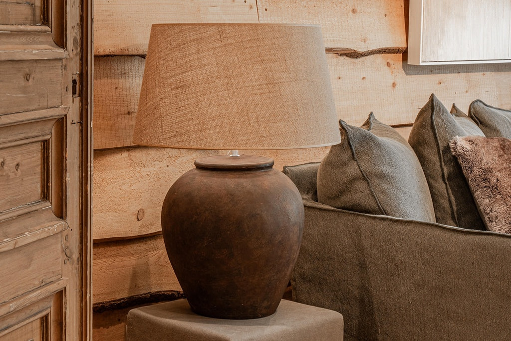 Flamant SIVANEL, table lamp, clay
