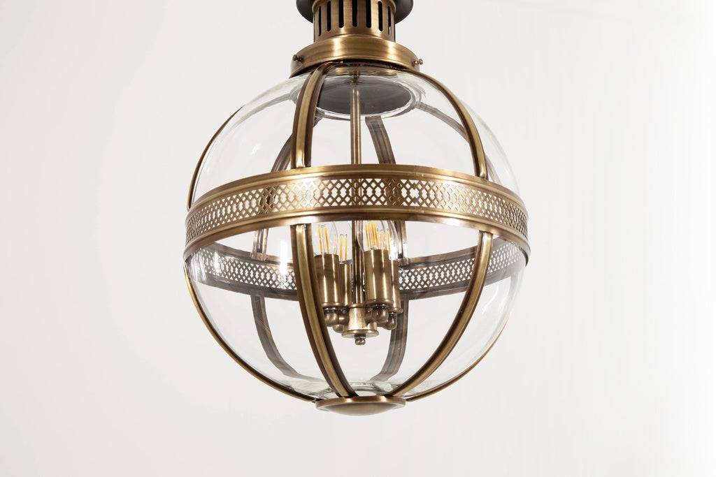 Flamant MELBA, pendant lamp, metal and glass, L