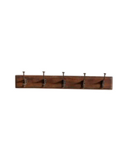 Wall coat rack 5 hooks