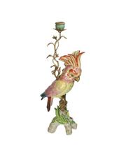 Cockatoo Fine Earthenware Candle Holder