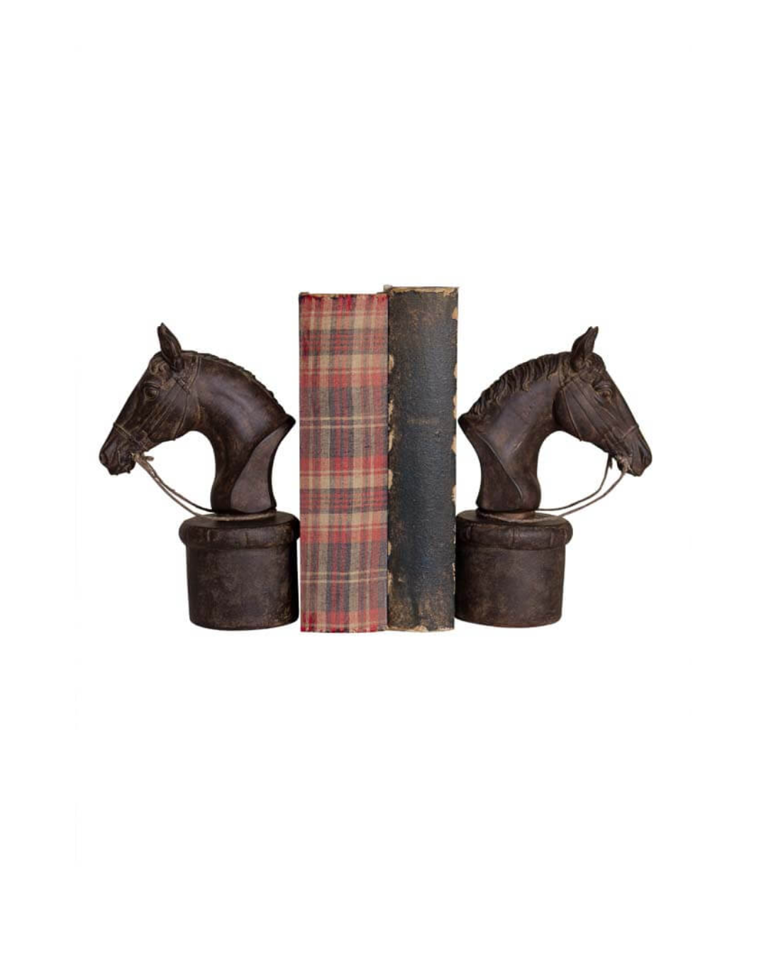 Book ends horses heads