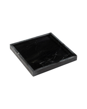 Trademark living Marco kvadratisk marmor bakke black
