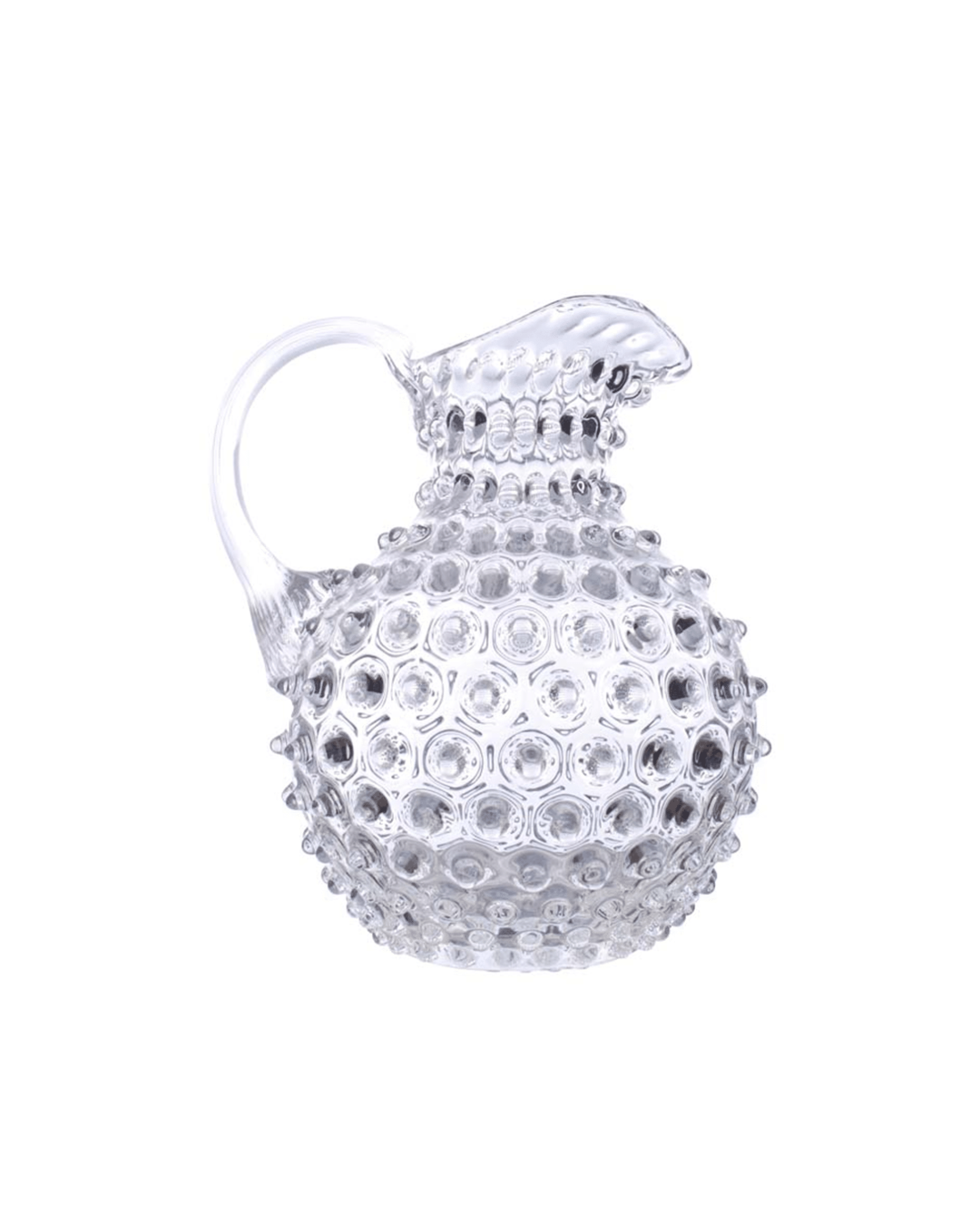 Hobnail Pitcher Clear 2L