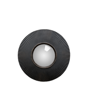 Small black comvex mirror