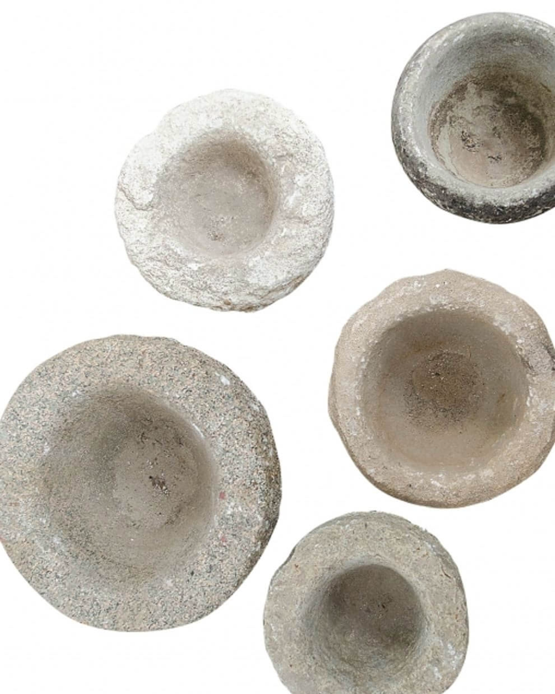 Antique Stone Orchid Pot