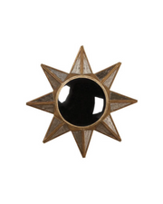 Star mirror with convex center