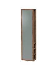 Mirror and cat hanger with three shelves