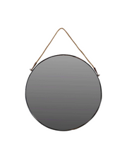 Trademark living Presley large mirror with iron frame
